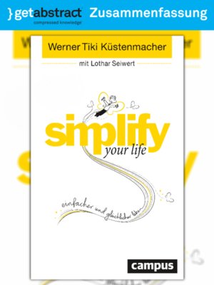 cover image of simplify your life (Zusammenfassung)